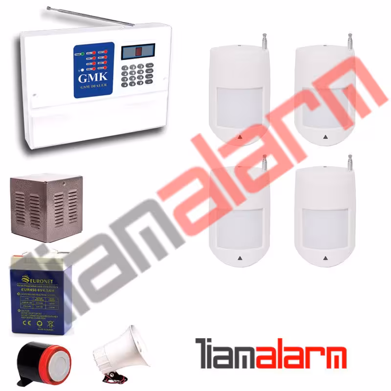 پکیج دزدگیر اماکن بیسیم مدل جی ام کا تلفنی T1H74