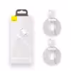 کابل آیفون 1.5 متری سفید 2 تایی Baseus 2.4A USB Cable 2 Pcs for iPhone