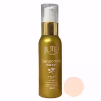 کرم ضد آفتاب پمپی رنگی انواع پوست SPF50 ژوت jute 50ml