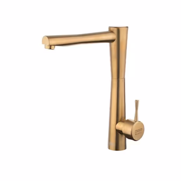 شیر ظرفشویی درخشان مدل فلاور طلایی مات