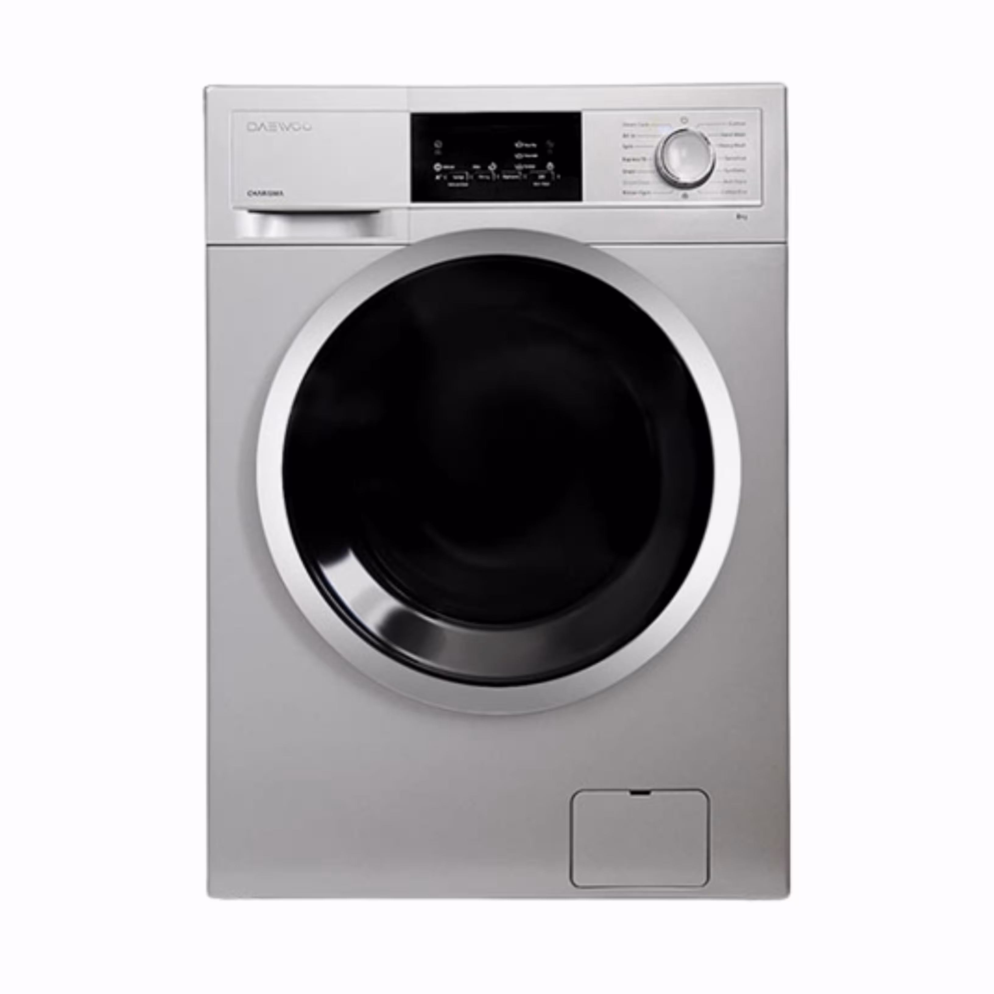 ماشین لباسشویی دوو DWK-CH840S نقره ای 8 کیلویی سری کاریزما