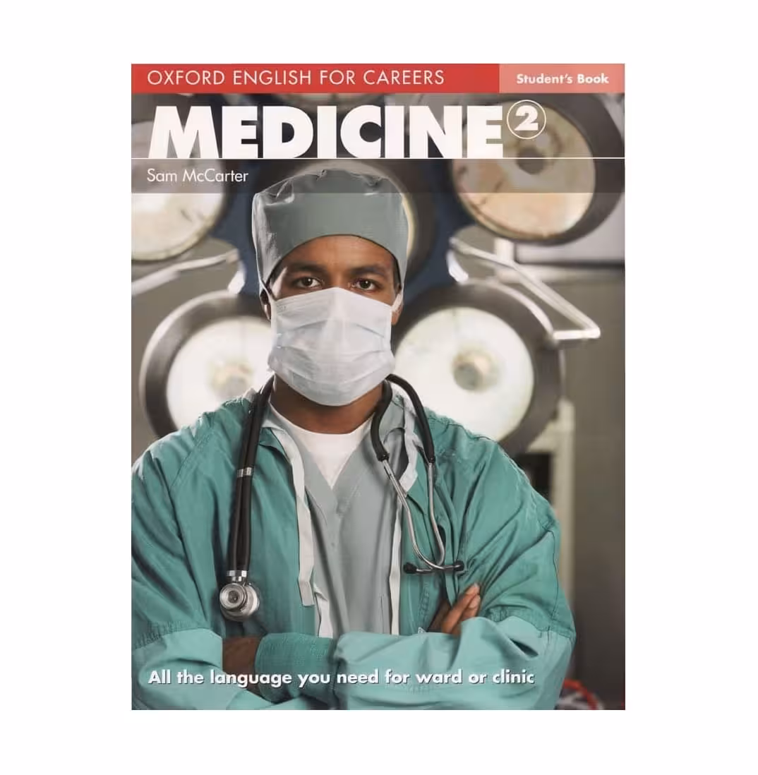 Oxford English for Careers Medicine 2 آکسفورد انگلیش فور کریرز مدیسین دو سیاه و سفید
