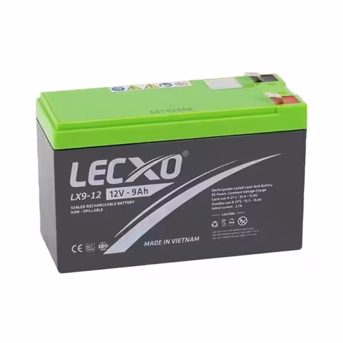 باتری 12 ولت 9 آمپر-LECXO