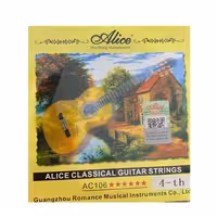 سیم چهارم گیتار آلیس مدل AC106 | لامینور