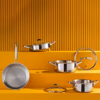 سرویس قابلمه استیل 7 پارچه القایی کاراجا 3Ply PowerSteel 316