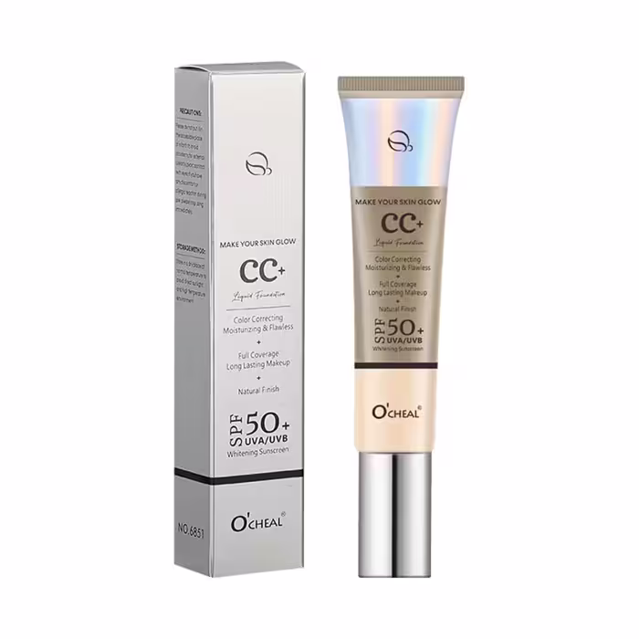 کرم ضد آفتاب رنگی اوچیل SPF 50 مدل  CC وزن 30 گرم شماره 02 بژ طبیعی