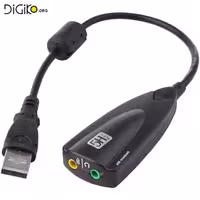 کارت صدا اکسترنال 2 کانال کابلدار