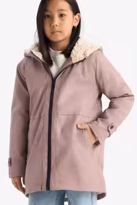 بارانی دخترانه زرشکی دفکتو