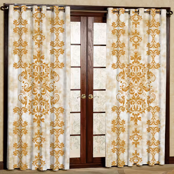 پرده مدل چاپی هازان پانچی کد 343 سایز 200x140 سانتی متر