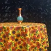   رومیزی رزین تاژ طرح آفتابگردان کد 220