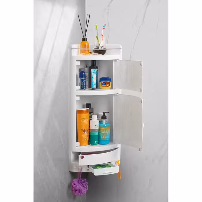 قفسه حمام کینگ مدل درب دار