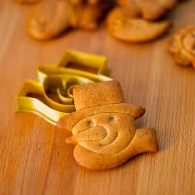 قالب شیرینی مدل مرد برفی