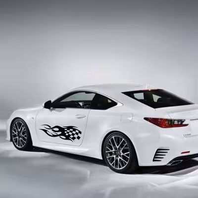 استیکر بدنه خودرو مدل مسابقه