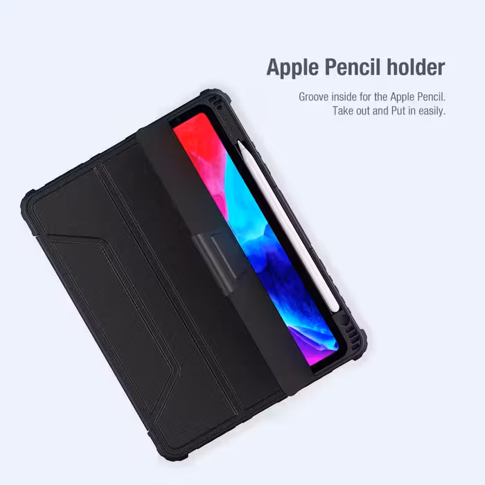 کیف کلاسوری نیلکین مدل Camshield Bumper مناسب برای تبلت اپل iPad Air 2022/Air 5/iPad Air 10.9 2020/iPad Air 4/iPad Pro 11 2020/iPad Pro 11 2021