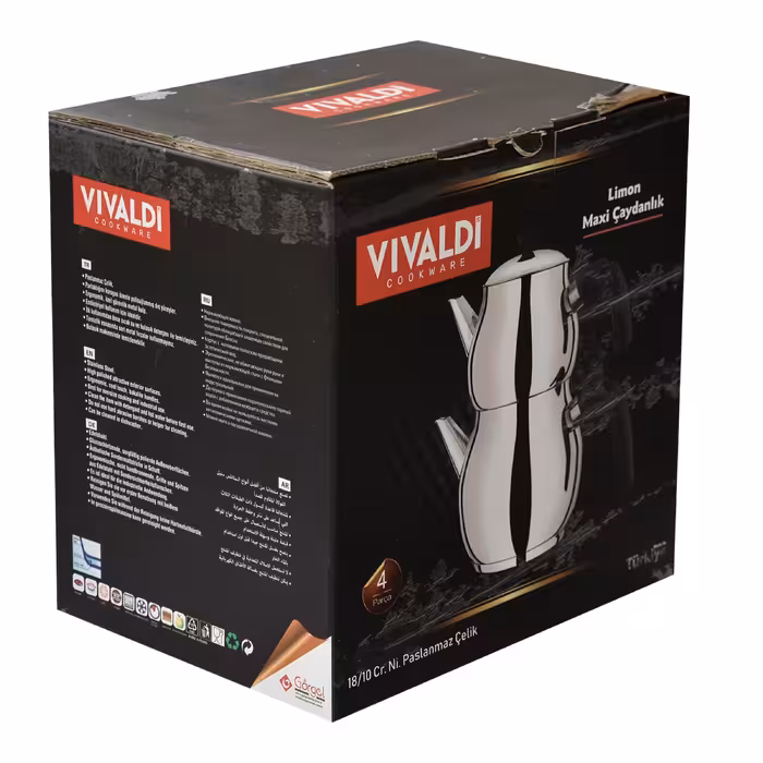 ست کتری و قوری ویوالدی مدل Limon