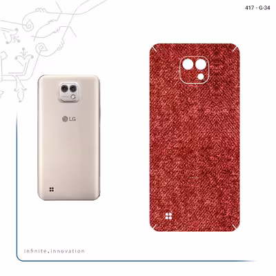 برچسب پوششی ماهوت مدل Fabric Texture 4 مناسب برای گوشی موبایل ال جی X Cam