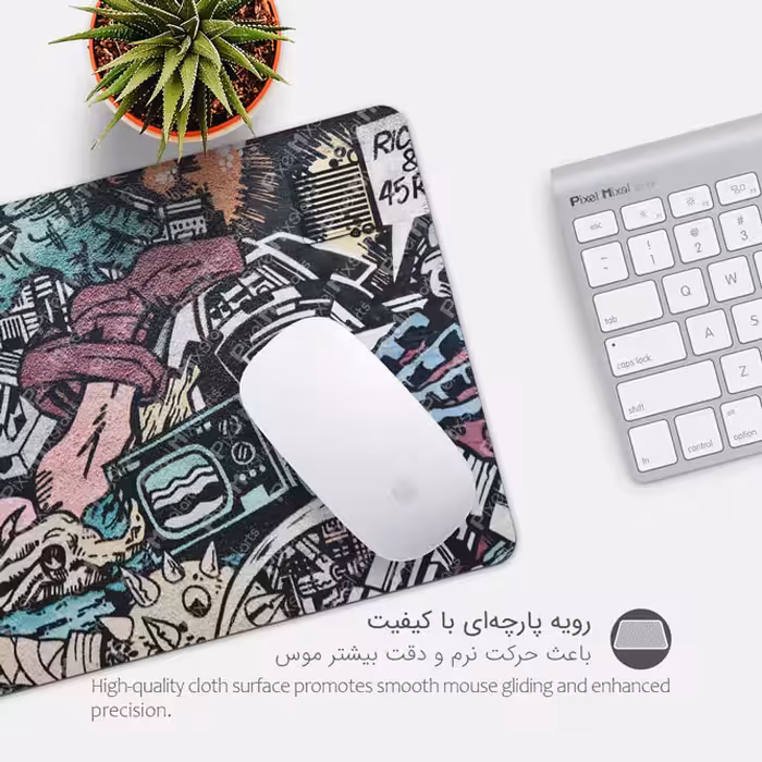 ماوس پد پیکسل میکسل مدل Techraid