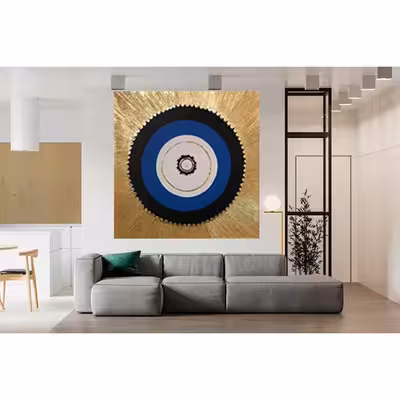 تابلو نقاشی ورق طلا مدل چشم نظر کد 0062