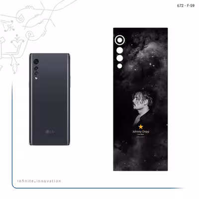 برچسب پوششی ماهوت مدل Johnny Depp مناسب برای گوشی موبایل ال جی Velvet 5G