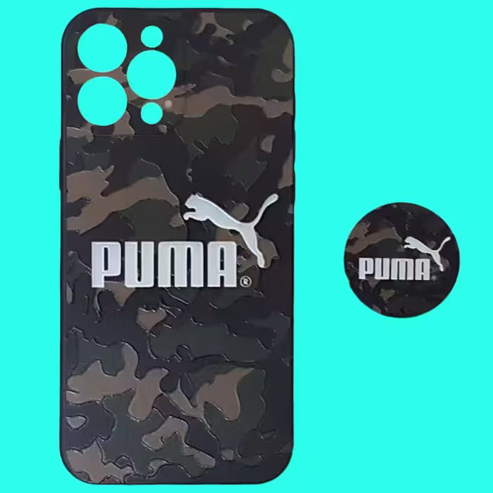 کاور مدل چریکی برجسته کد IPH-110 مناسب برای گوشی موبایل اپل Iphone 13 Pro Max به همراه پایه نگهدارنده