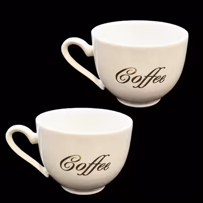 فنجان مدل caffee کد 20 بسته 6 عددی