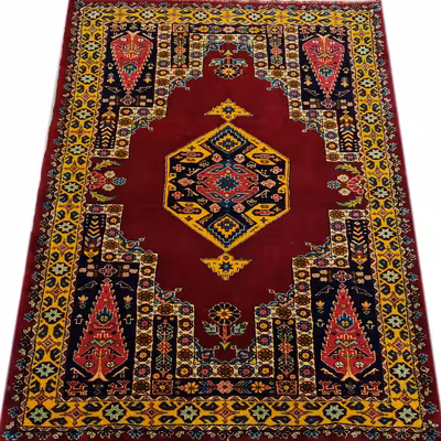 فرش دستبافت یک و نیم متری کد 1265