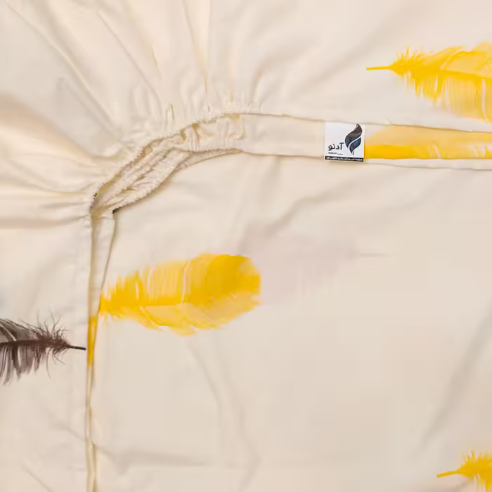 ملحفه آدنو مدل Plume کد IR25 یک نفره سایز 120x200 سانتی متر