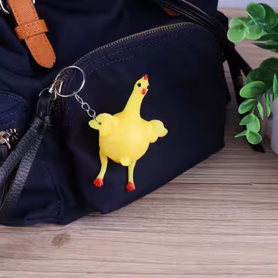 جاکلیدی دنیای سرگرمی های کمیاب مدل مرغهای تخم گذار مجموعه 2 عددی