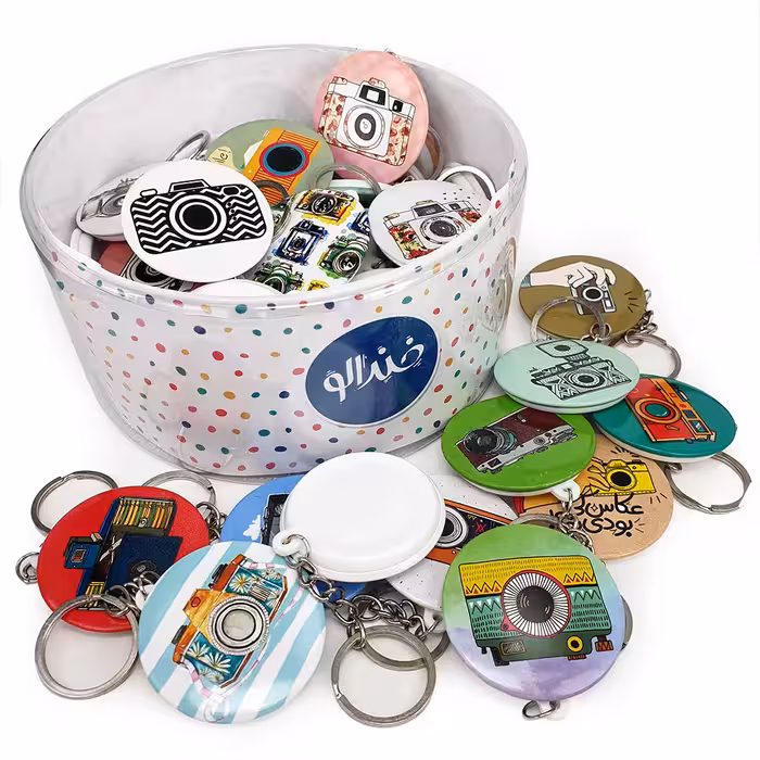 جاکلیدی خندالو مدل دوربین عکاسی کد 4 مجموعه 50 عددی