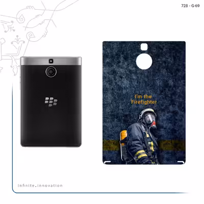 برچسب پوششی ماهوت مدل Firefighter مناسب برای گوشی موبایل بلک بری Passport Silver Edition