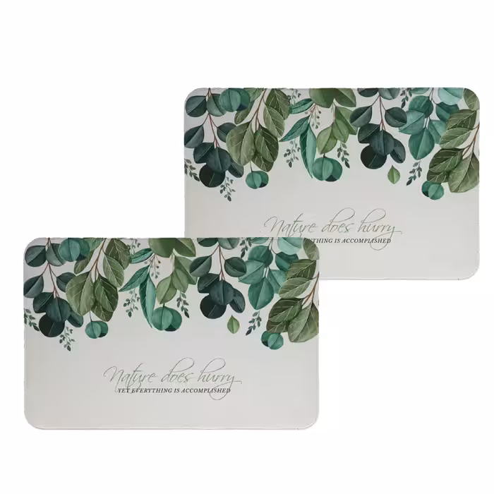 زیربشقابی طرح برگ کد 8119 مجموعه 2عددی