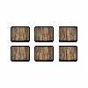 زیر لیوانی ماهوت مدل Light-Walnut-Wood بسته 6 عددی