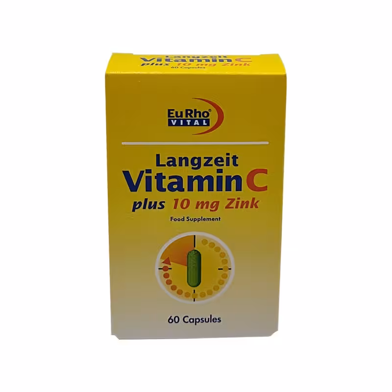 کپسول ویتامین سی و زینک  10 میلی گرم یوروویتال