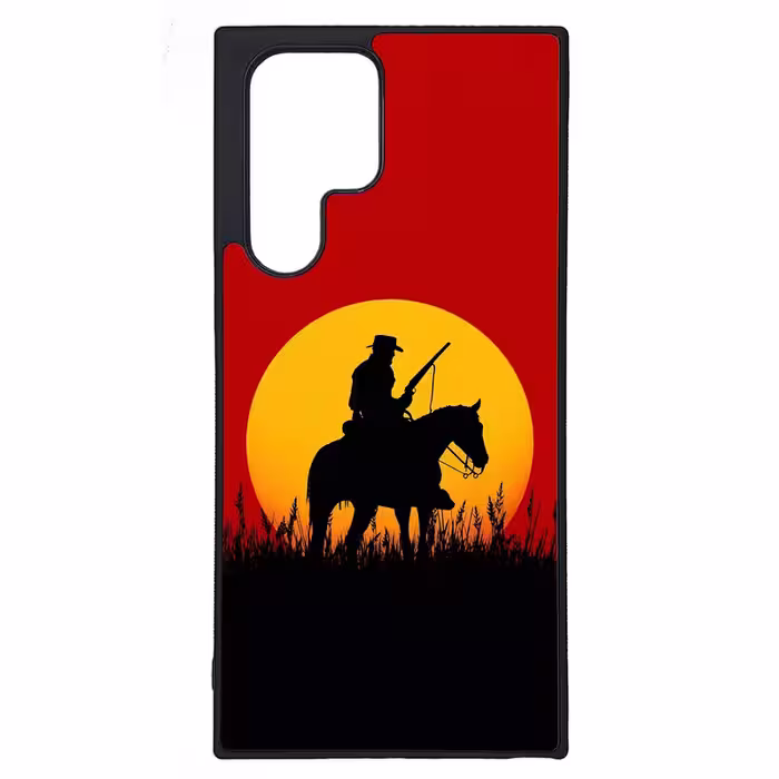 کاور طرح Red Dead کد G-204 مناسب برای گوشی موبایل سامسونگ Galaxy S22 Ultra | دیجی قاب دونی