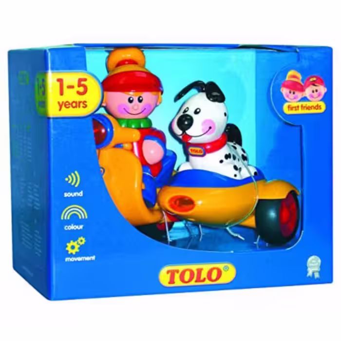 خرید عروسک با موتور و سگ Push Along Scooter 89587