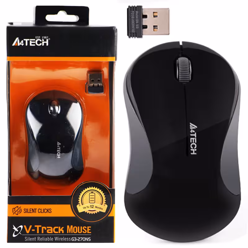 موس بی سیم A4TECH V-Track Silent G3-270NS