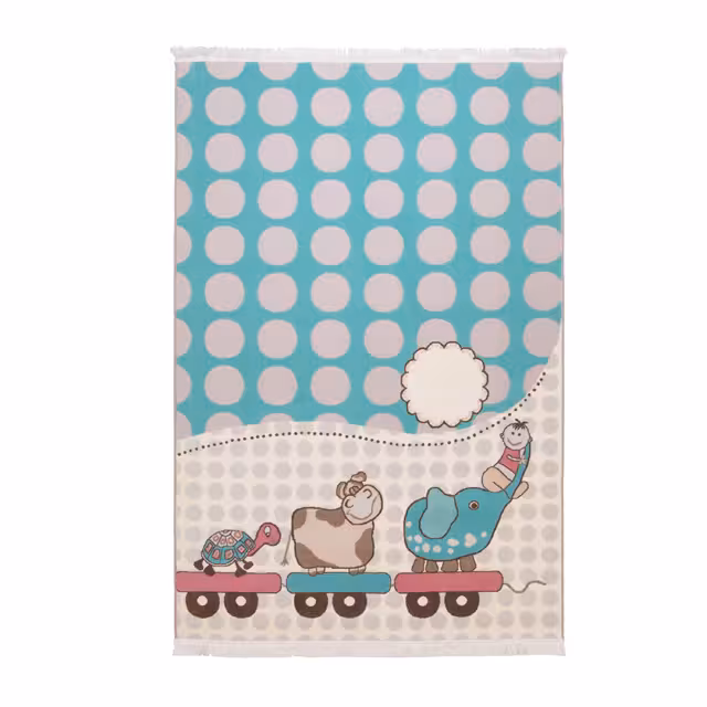 فرش ماشینی دنیای فرش گل برجسته کد 301 زمینه کرم