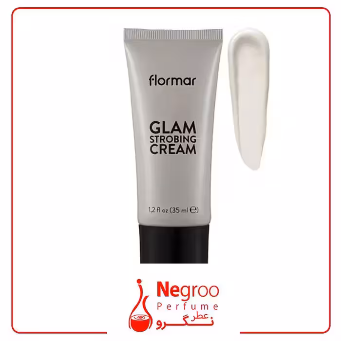 کرم هایلایتر نقراه ای glam strobing فلورمار Flormar شماره 001