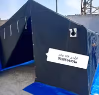 چادر برزنتی 6لا کمپینگ اسکلتی عشایری 6متری با لوله اسکلت