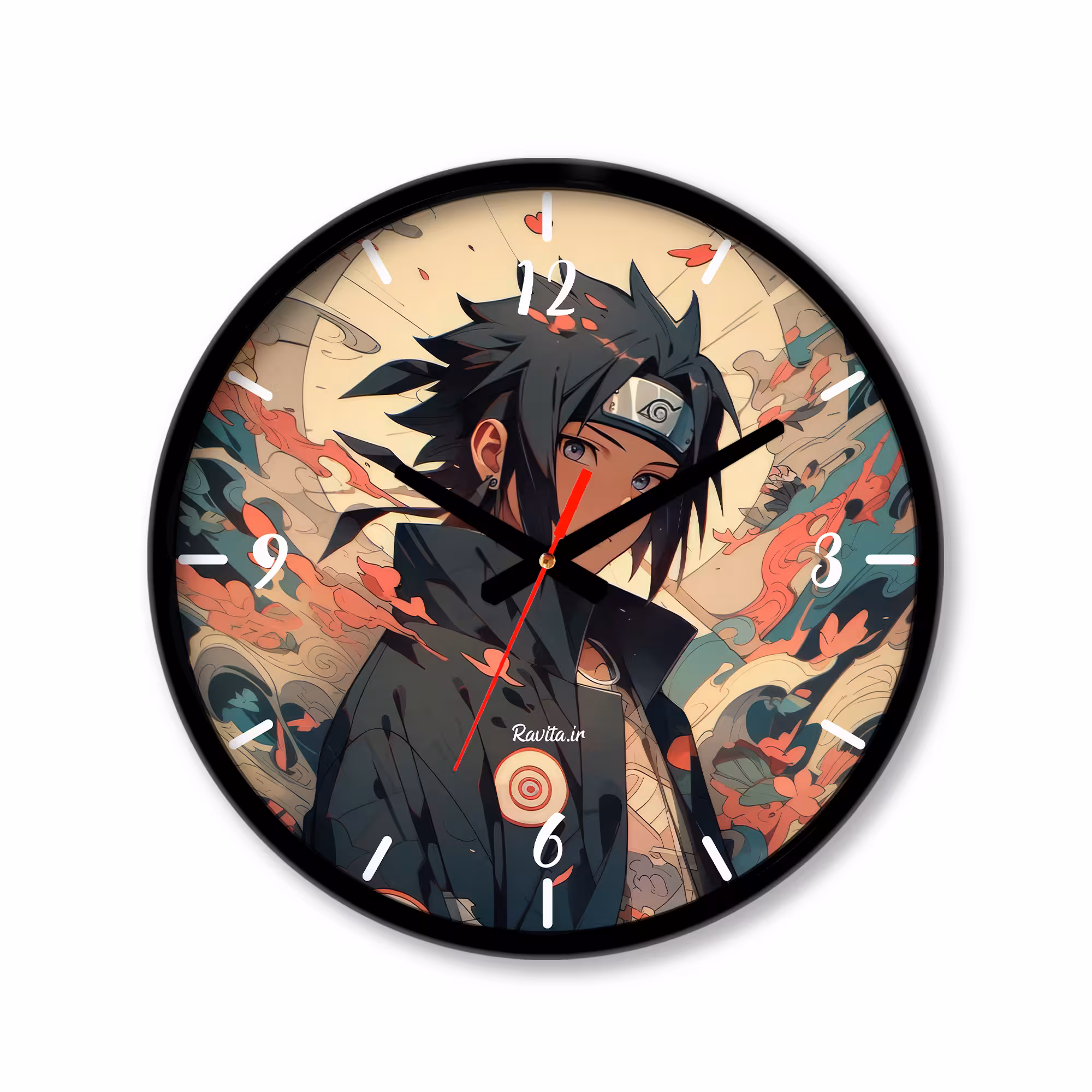 ساعت‌ دیواری رومیزی راویتا طرح ایتاچی اوچیها - ناروتو کد 3548