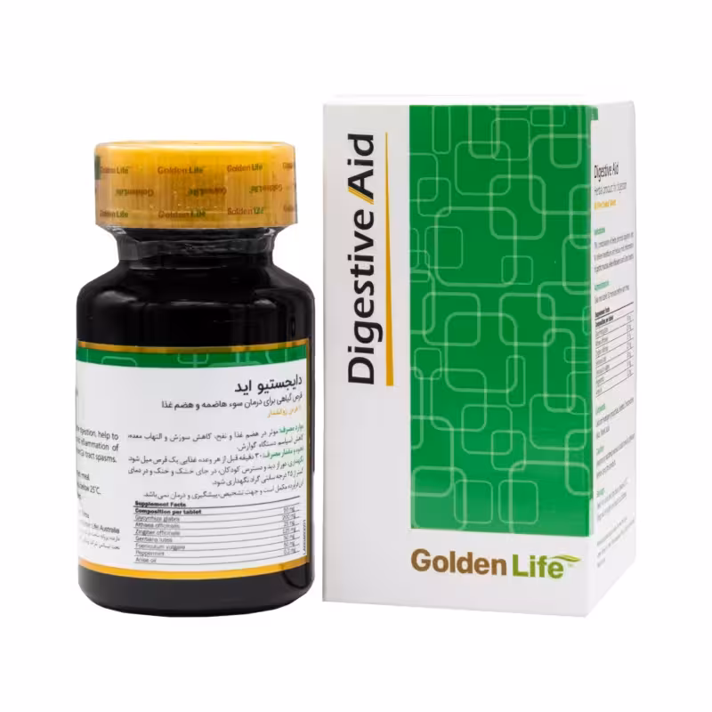قرص دایجستیو اید 60 عددی گلدن لایف