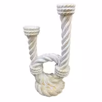 شمعدان مدل طناب 2 شعله