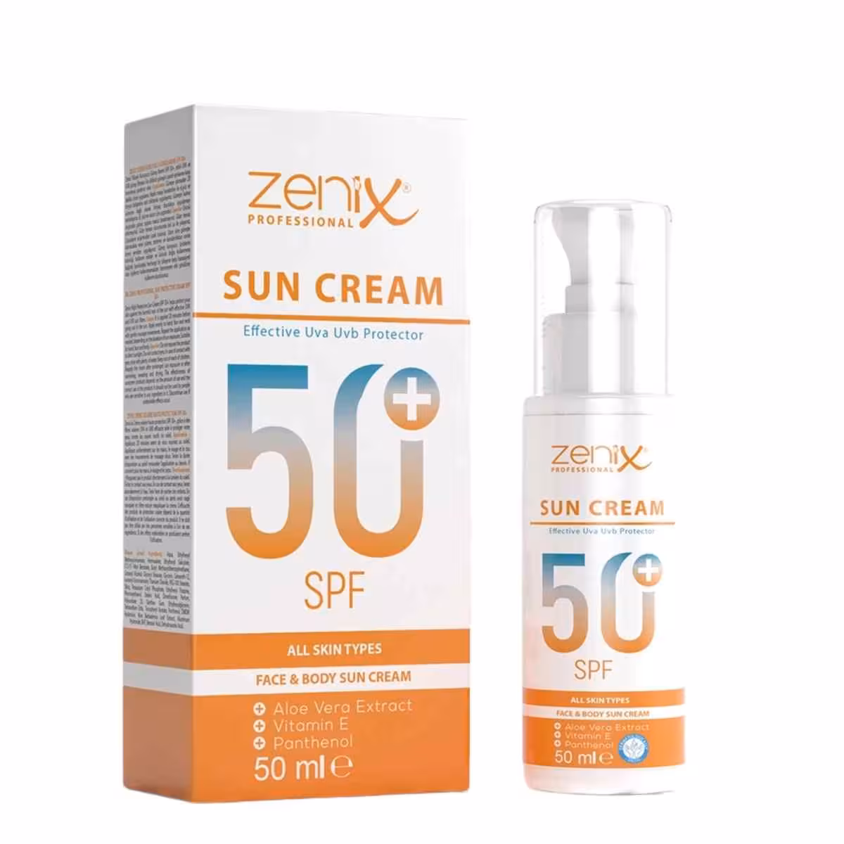 مشخصات، خرید و قیمت ضد آفتاب زنیکس Zenix با اس پی اف Spf 50 برای صورت و بدن حجم 50 میل ⭐️ ویان مارکت