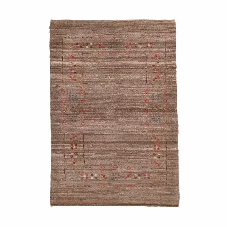 گبه دستبافت یک متری طرح مدرن کد 4030518