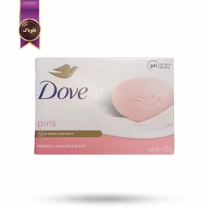 صابون داو dove مدل صورتی pink وزن 135 گرم (اورجینال)