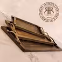 WHITE وایت پلی وود  سینی چوبی کوچک  7183