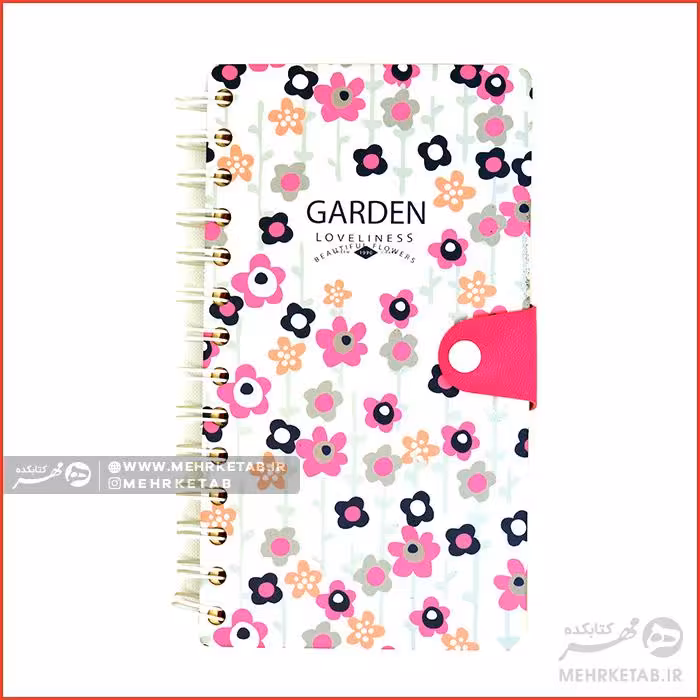 دفتر یادداشت سیمی دکمه دار