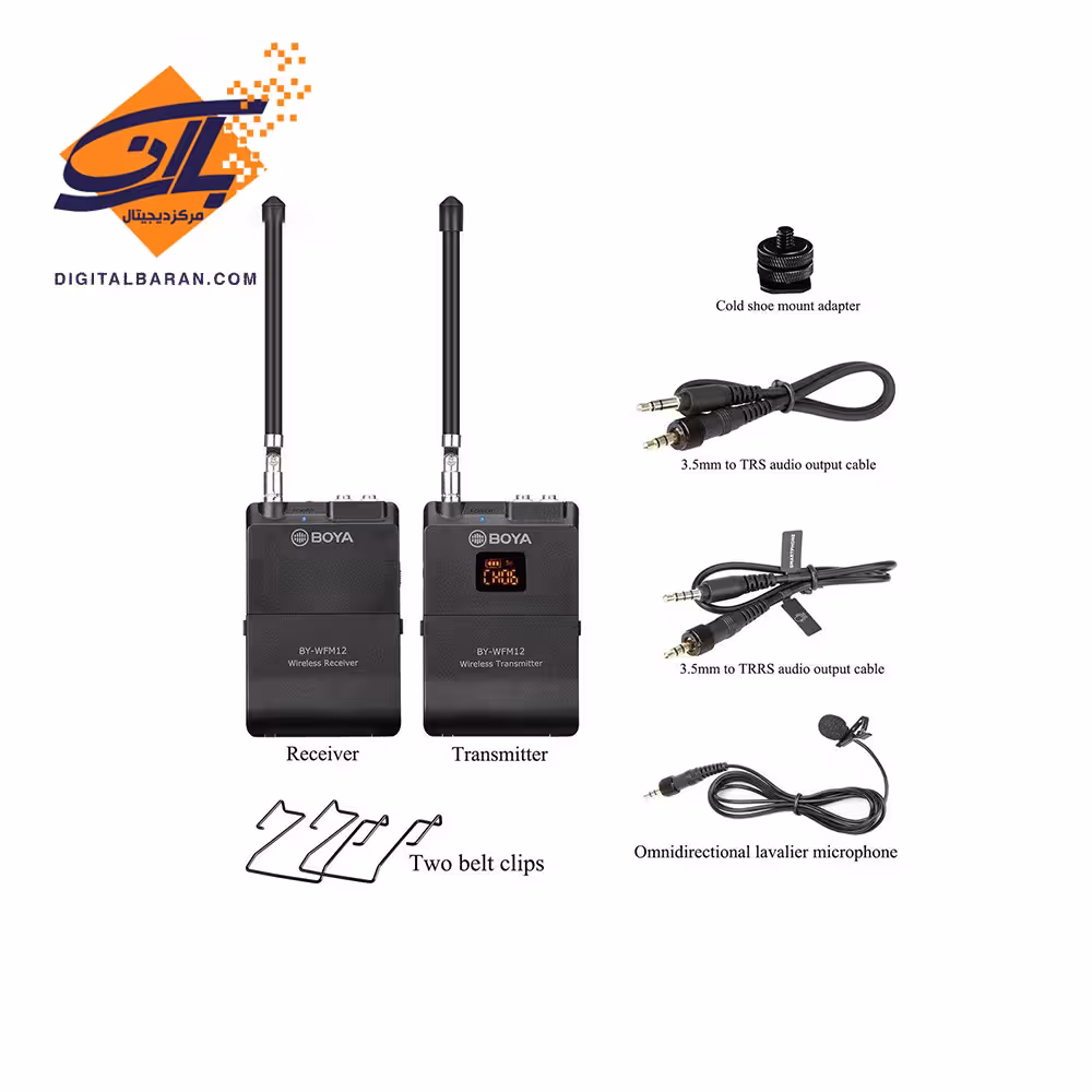 میکروفون بی سیم بویا مدل BY-WFM12