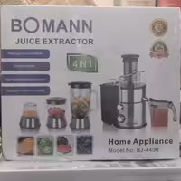 آبمیوه گیری چهار کاره بومن اصل مدل BJ-4400