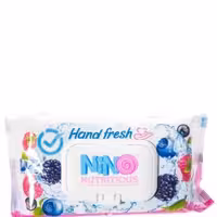 دستمال مرطوب دست و صورت تمام سنین میوه ای درب دار نینو